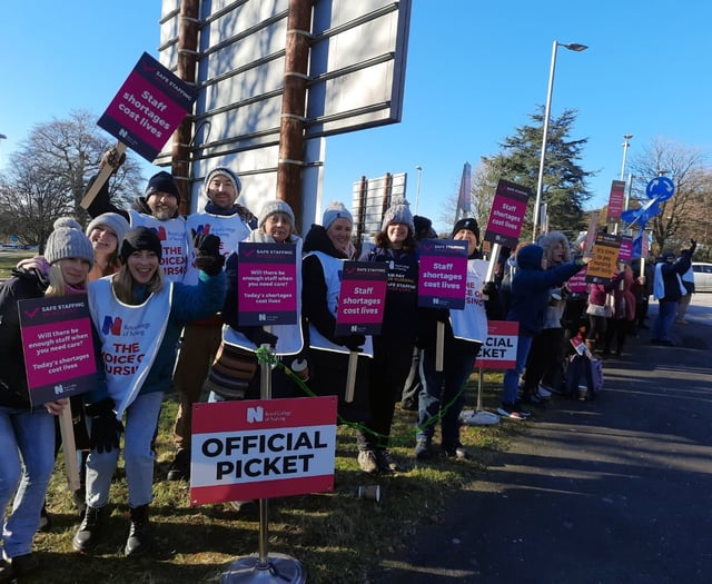 Nurses in Devon on strike today