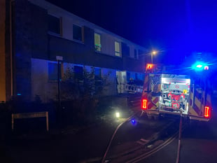 Firefighters to the rescue in flooding emergency at flat