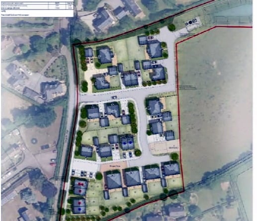Cheriton Bishop homes plan (Image: Planning Documents)