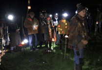 Wassailing warms up a chilly night in Holcombe