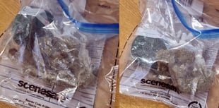 Police catch man smoking cannabis in the park