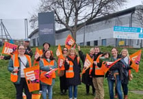 Teachers in south Devon picket on day two of strike action 