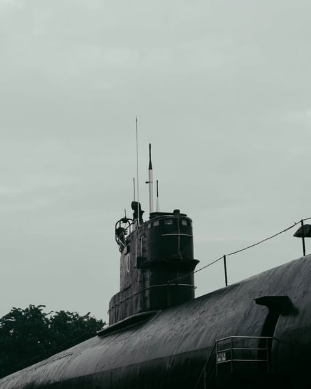 submarine stock image