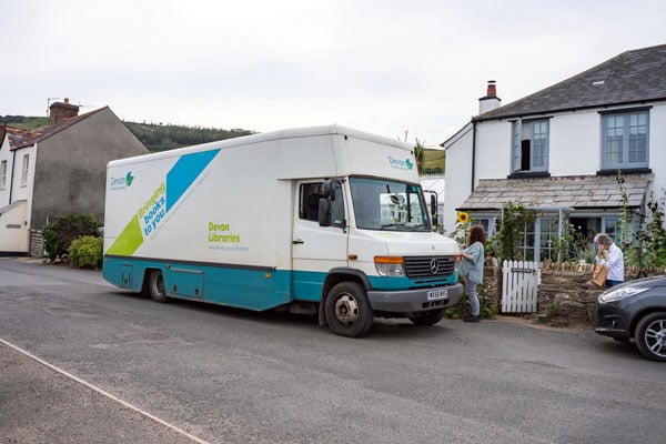 Devon mobile library (Image: Libraries Unlimited)