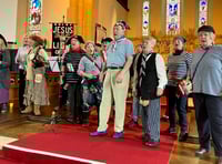 Rousing opening performance for Shanty Festival from the u3a shipmates