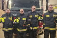 Firefighters running today in support of London Marathon fundraiser