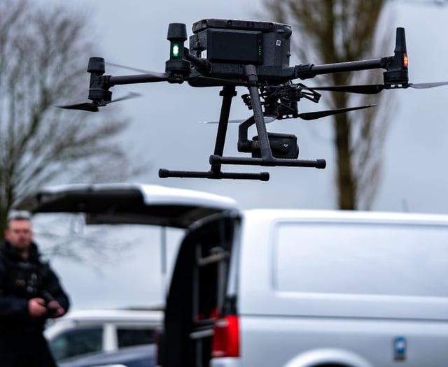 First police force to use drones to capture motorists' poor driving