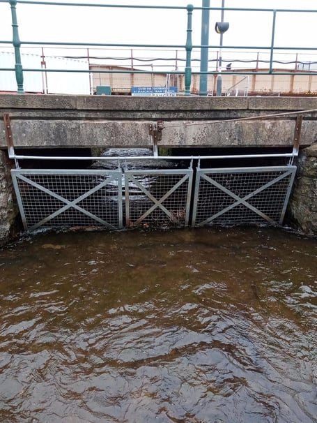 New Dawlish weir gates