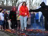 WATCH: Hot stuff this fire walking lark!