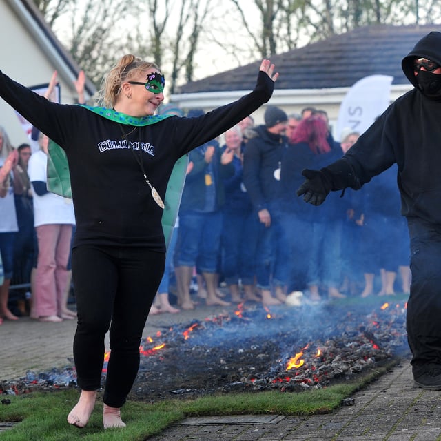 Hot-footing it for local charities
