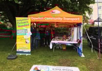 Charity volunteers brave the rain 