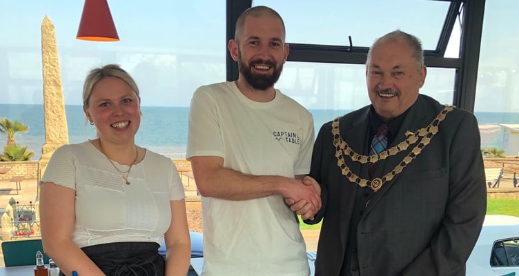 THE Teignmouth seafront Captainâs Table restaurant has been officially opened by town Mayor, Cllr Iain Palmer.
Picture: Jackie Palmer (14-5-23)
