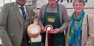 The champions cheese at the Farmers’ Market