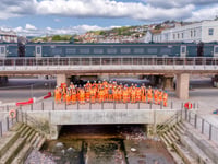 New £80million sea wall opens to the public today 