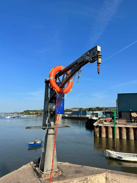 Lifesaving equipment tampered with in Teignmouth as this photo from Devon Sea Safari shows 