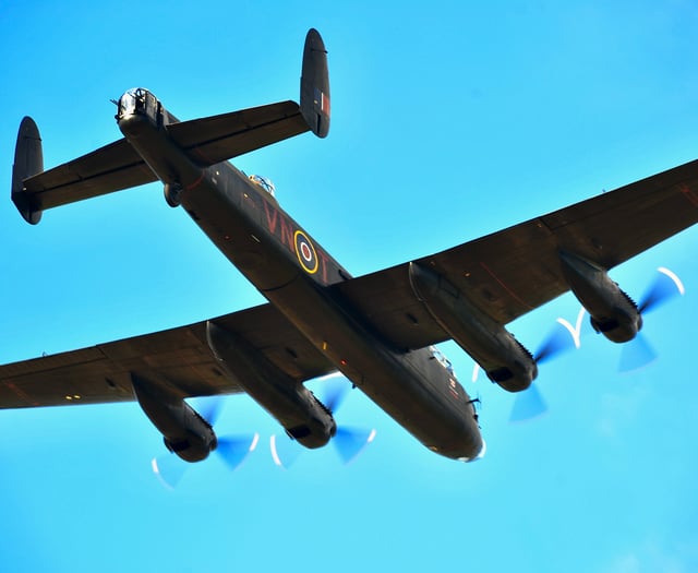 Historic aircraft over Devon today