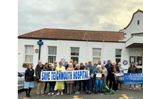 Protest at county hall to save Teignmouth Hospital
