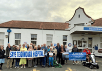 Protest at county hall to save Teignmouth Hospital