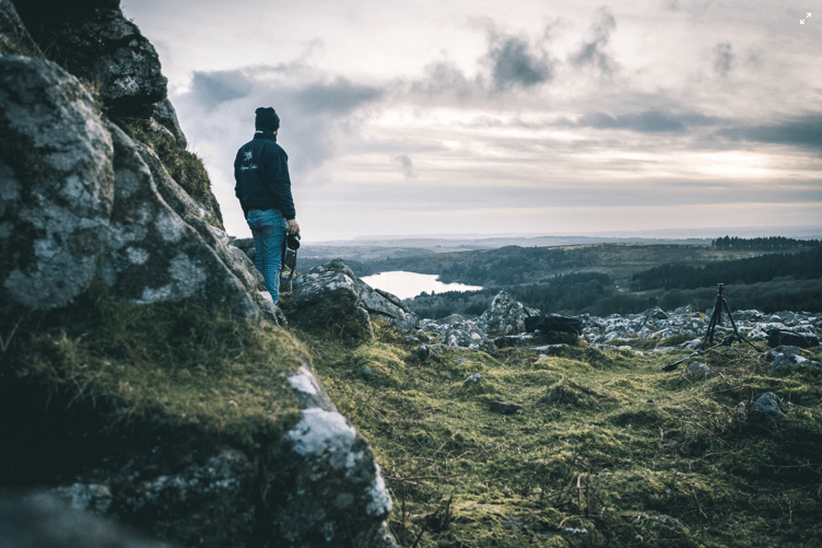 Dartmoor National Park stock image