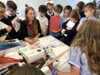 Pupils get an emotive art lesson
