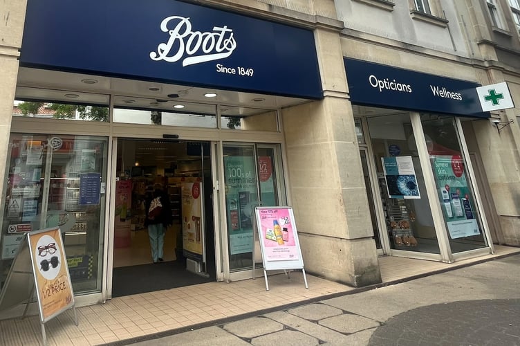 The Boots Store in Courtenay Street, Newton Abbot.
Picture: Julian Barnes (28-6-23)