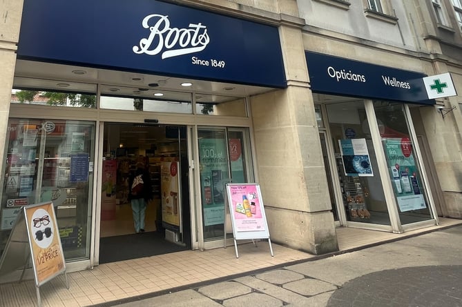 The Boots Store in Courtenay Street, Newton Abbot.Picture: Julian Barnes (28-6-23)
