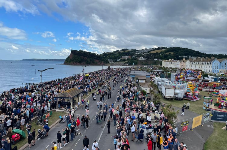 We're looking forward to seeing everyone at the Teignmouth Airshow.
It is sure to be an exciting few days but when large groups of people gather it is always important to think of others around you.
We're going to have extra patrols throughout the weekend and we will be working alongside event security and volunteer marshals to ensure that everybody has a fun and safe time. Disruptive and anti-social behaviour will not be tolerated.
Remember, if you are heading out to watch the live music performances tomorrow, under 18Õs must be accompanied by a parent or guardian to enter the event arena, bag searches will be taking place on entry and only alcohol brought from the designated event bars is permitted within the licenced area of the arena.
We'll see you there!