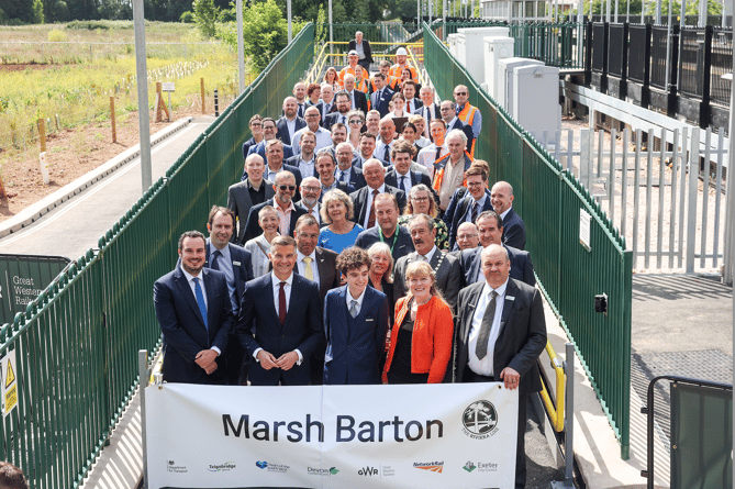 Marsh Barton station opening