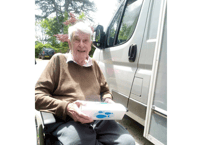 Fish supper treat for residents of Bovey care home