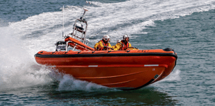 RNLI rescue dog after Watcombe Beach distress call