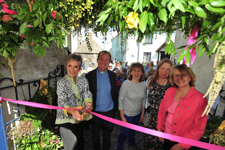 Judi Spiers officially opened the festival