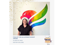 Award winning apprentice Alexandra is now a manager