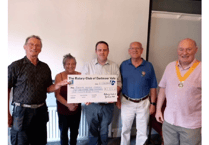Rotary club's delight to support Devon Young Carers