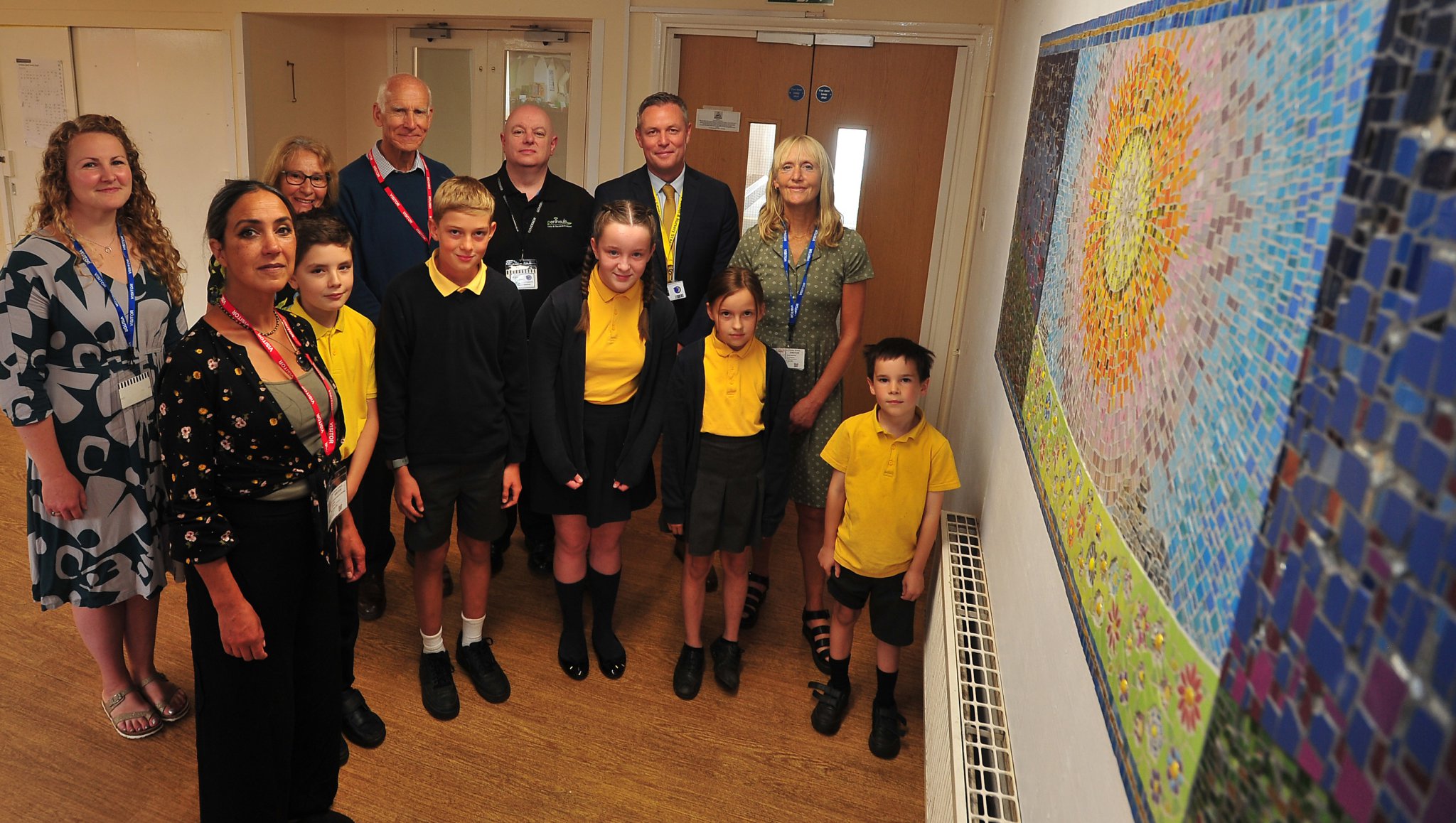 Mosaic brightens school life at Bradley Barton