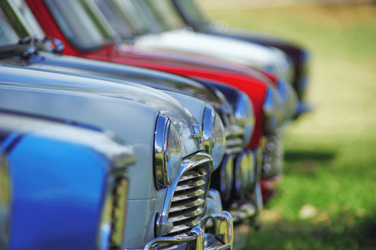 Classic car stock image