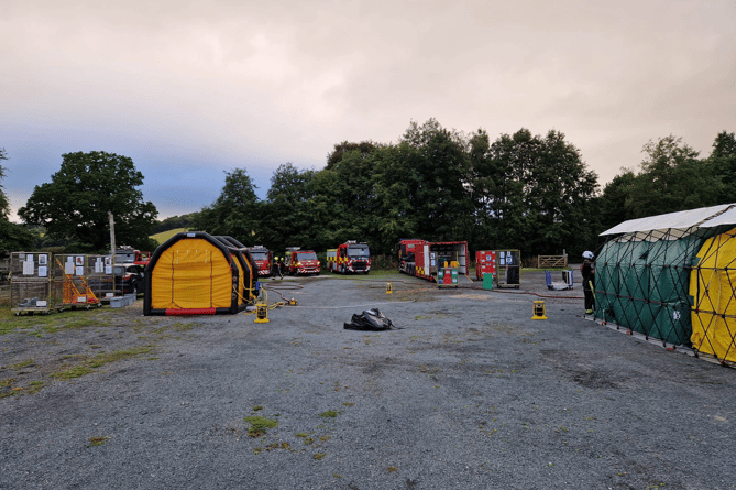 ICYMI: Moorland firefighters team up from decontamination training