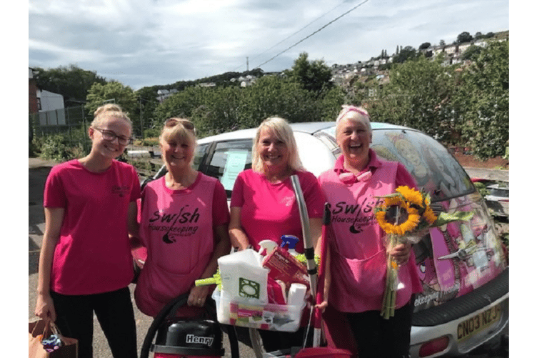 More help came from the other agencies while the Swishers cleaners came to clean all the soot and grime that had worked its way into the building.