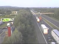 Delays for drivers after M5 crash 