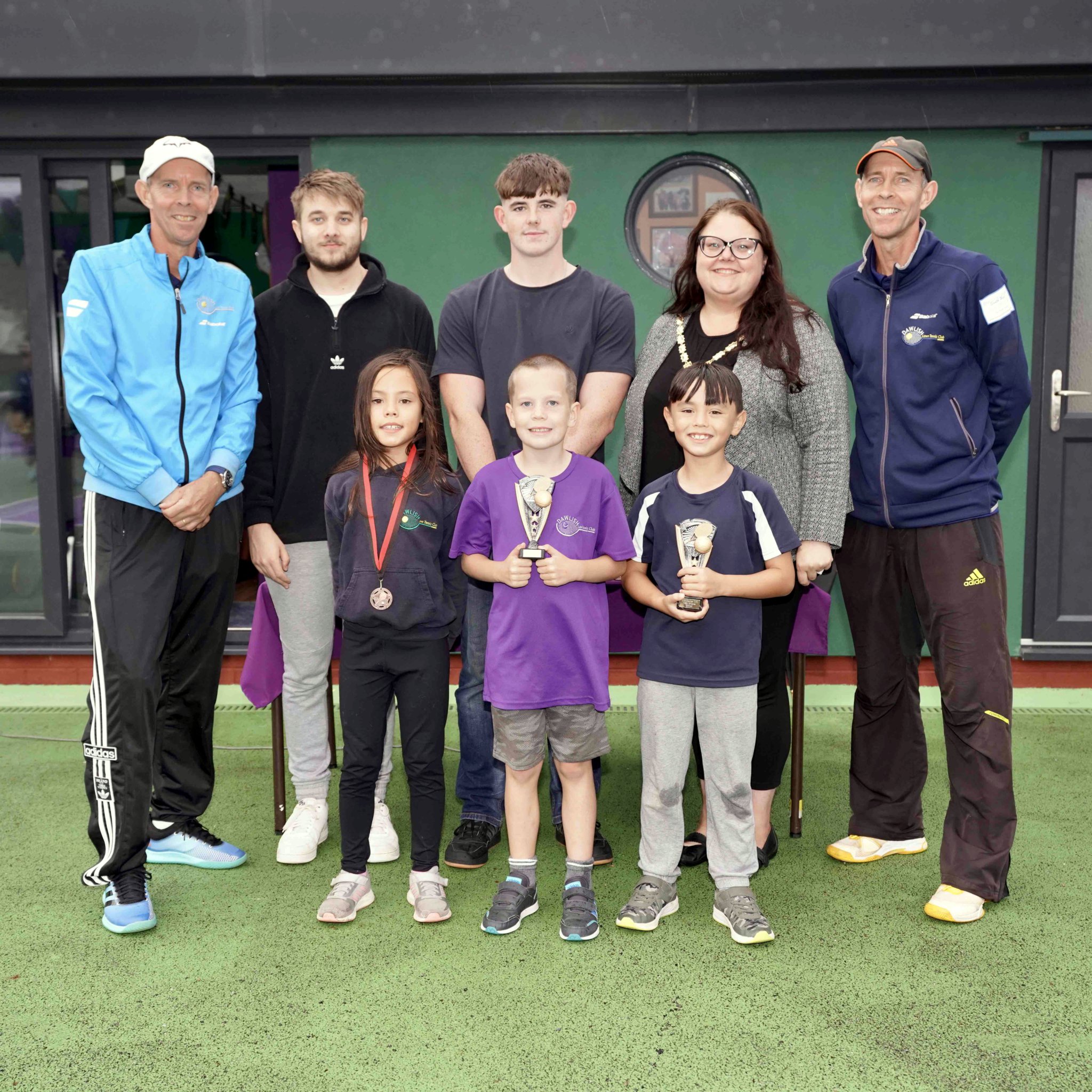Budding stars of Dawlish centre court