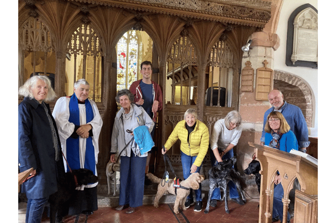 Creatures great and small attend their very own church service in Combeinteignhead
