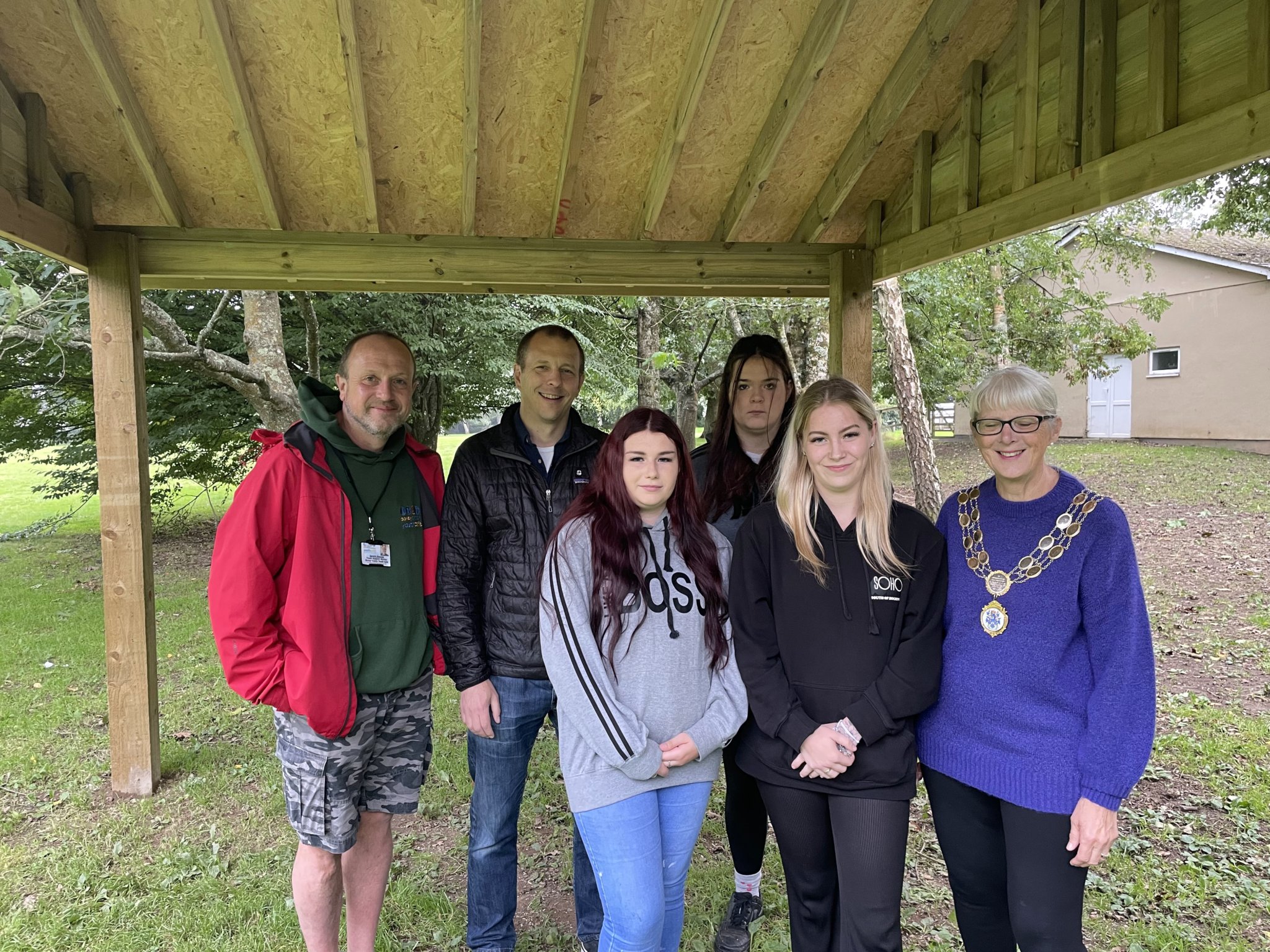 Bovey youth shelter is open for use