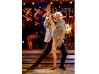 Angela’s strictly hoofing it
