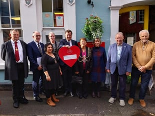 Mel Stride opens new Post Office 'hub and spoke' initiative on Dartmoor