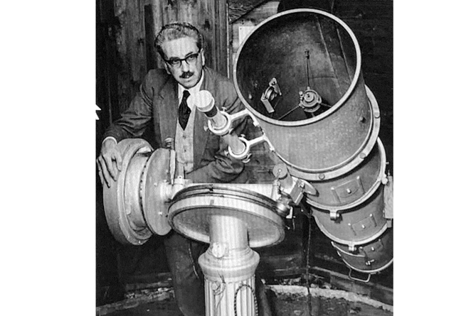 Famed local Astronomer Hedley Robinson in the 1960s 