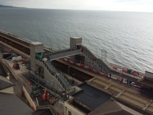 New lifts open for the first time at Dawlish station 