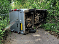 ICYMI: Firefighters called to overturned vehicle at Staverton 