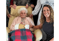 Ogwell resident Mrs Hill celebrates 105th birthday