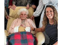 Ogwell resident Mrs Hill celebrates 105th birthday