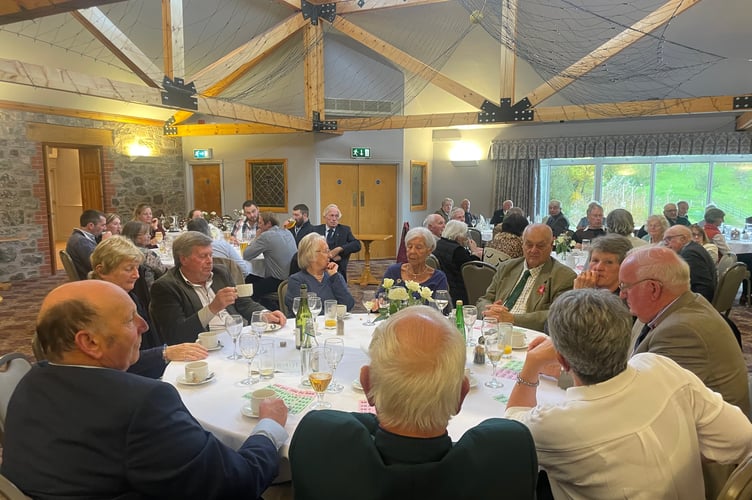 Some of those who attended the Ploughing Association dinner. AQ 9885