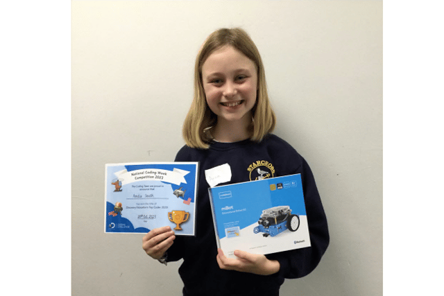 Amelie tops Coder Challenge